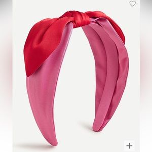 NWOT J. Crew Satin Topknot Headband